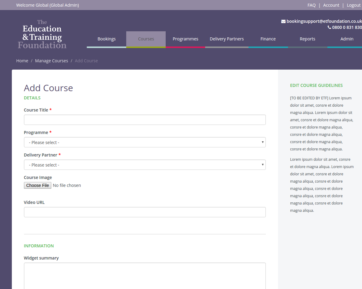 The Education and Training Foundation